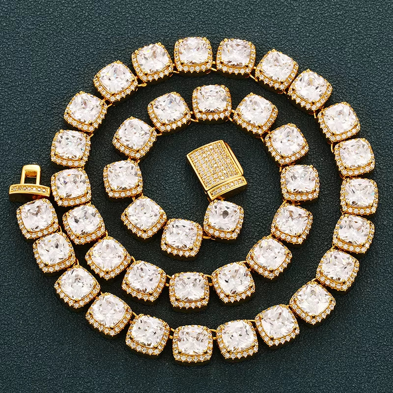 11mm Moissanite Tennis Chain
