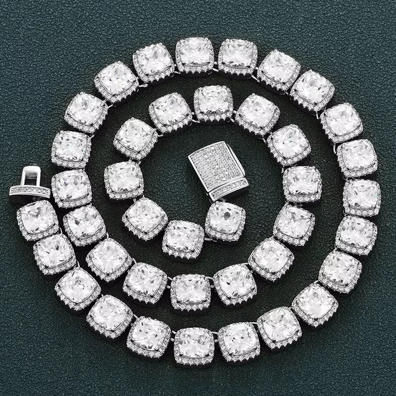 11mm Moissanite Tennis Chain