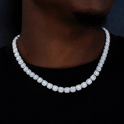 11mm Moissanite Tennis Chain 