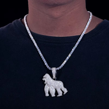 Iced Out Gorilla Pendant