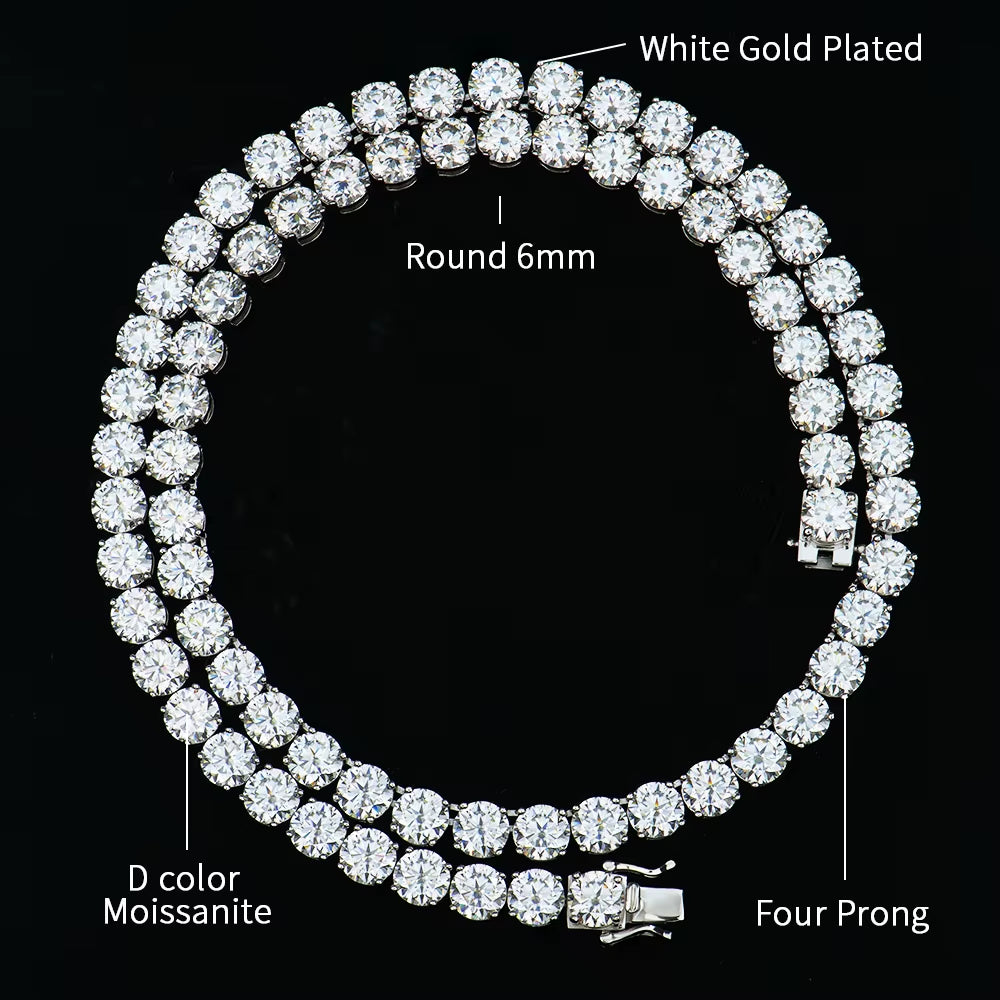 Moissanite Tennis Chain