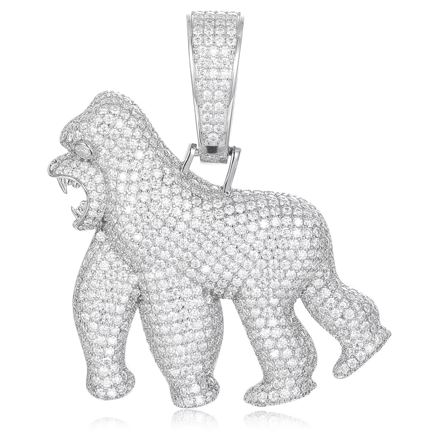 Iced Out Gorilla Pendant