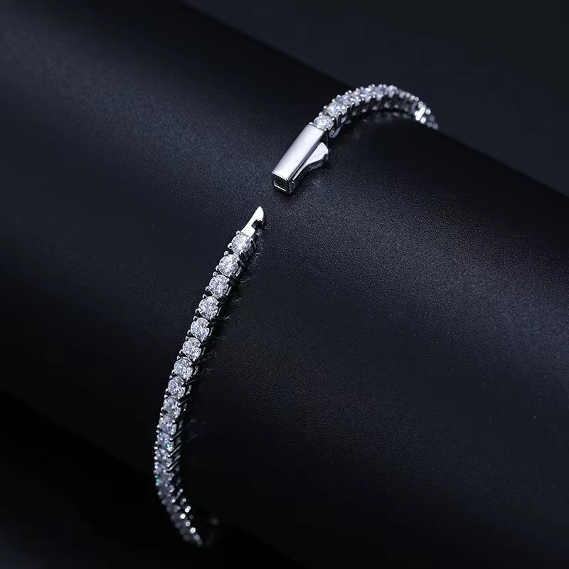 2mm Moissanite Tennis Bracelet