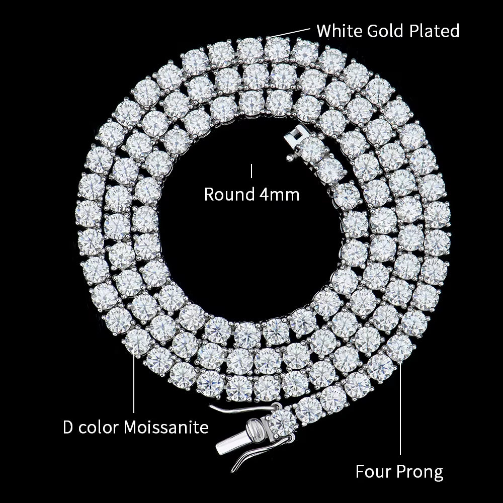 Moissanite Tennis Chain