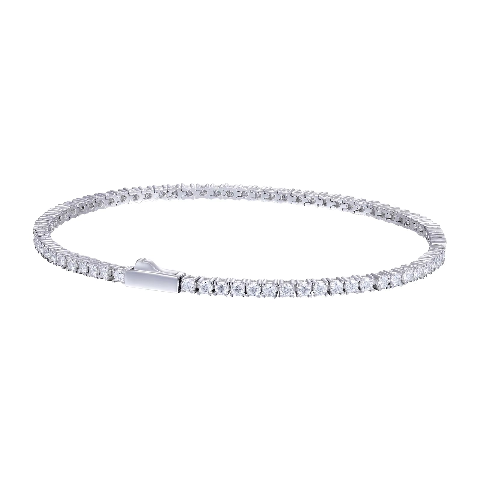 2mm Moissanite Tennis Bracelet