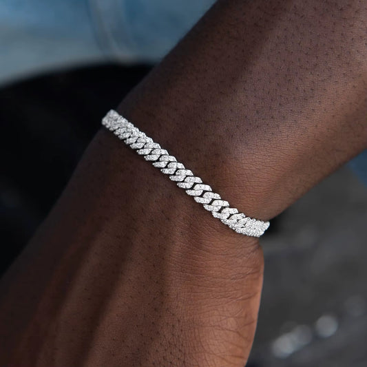 Moissanite Cuban Link Bracelet