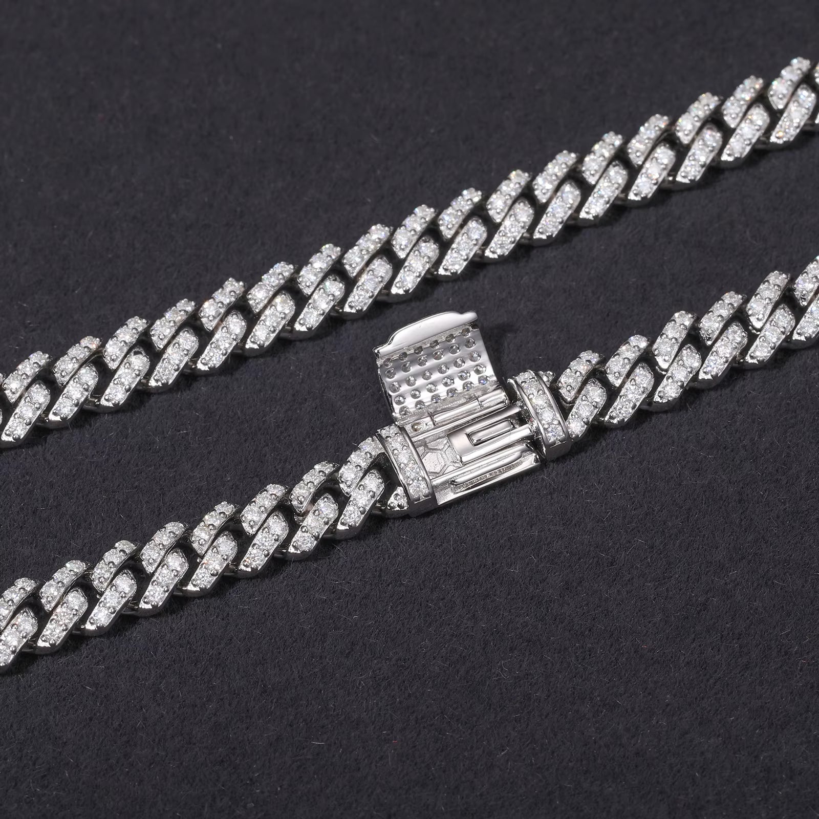 6mm Moissanite Cuban Link