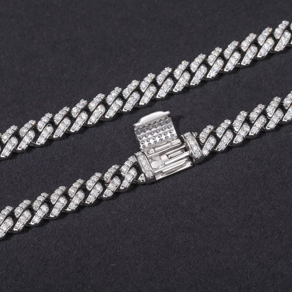 6mm Moissanite Cuban Link