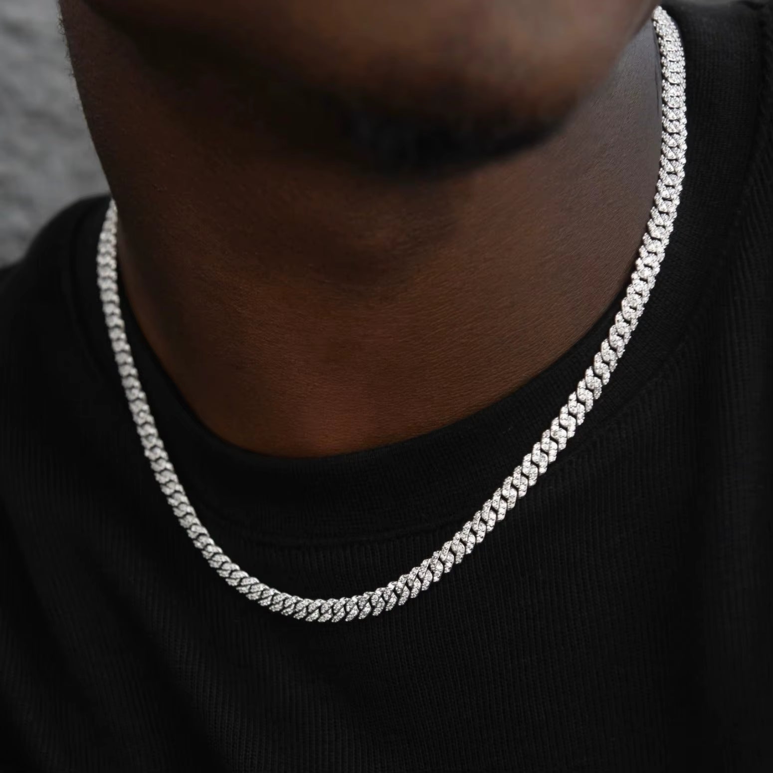 6mm Moissanite Cuban Link