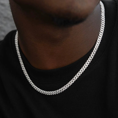 6mm Moissanite Cuban Link