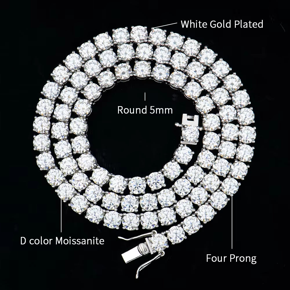 Moissanite Tennis Chain